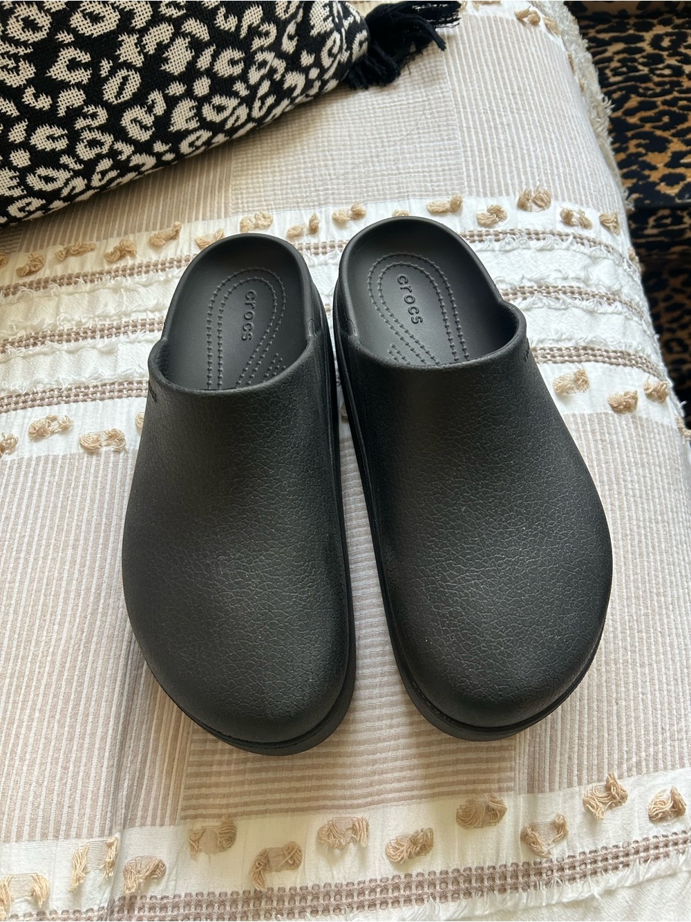 CROCS Dylan Platform Clog — Black